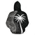 Tokelau Polynesian Custom Zip up Hoodie Coconut Black - Polynesian Pride