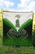 Maori Manaia Premium Quilt Green - Polynesian Pride