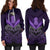 Maori Manaia New Zealand Hoodie Dress Purple - Polynesian Pride