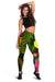 Palau Polynesian Personalised Women's Leggings - Hibiscus and Banana Leaves - Polynesian Pride