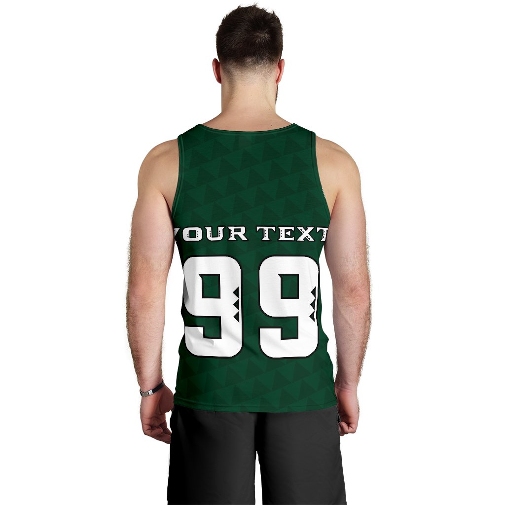 Personalize - Hawaii Warrior Football Men's Tank Top 2020 Champion AH - Polynesian Pride