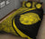 Hawaii Polynesian Pele Kanaka Quilt Bed Set Circle Style Yellow - Polynesian Pride