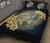 Hawaii Galaxy Yin Yang Turtle Shark Hibiscus Plumeria Quilt Bed Set - Polynesian Pride