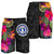 Northern Mariana Islands Men's Shorts - Saipan Hibiscus Polynesian Pattern - Polynesian Pride