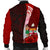 Fiji Polynesian Custom Personalised Men's Bomber Jacket - Coat Of Arm With Hibiscus - Polynesian Pride