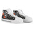 Polynesian Hawaii High Top Shoes - Black Plumeria - Polynesian Pride