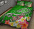 Tahiti Quilt Bed Set - Turtle Plumeria (Green) - Polynesian Pride