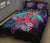 Hawaii Couple Turtle Hibiscus Tropical Quilt Bed Set - Huxley Style - AH - Polynesian Pride