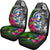 Northern Mariana Islands Car Seat Covers - Turtle Plumeria Banana Leaf - Polynesian Pride