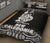 New Caledonia Quilt Bed Set - New Caledonia Coat Of Arms Polynesian Tattoo Black Fog Style - Polynesian Pride