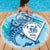 Niue Beach Blanket - Custom Personalised Turtle Under The Sea Style - Polynesian Pride