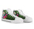 Niue High Top Shoes - Turtle Plumeria Banana Leaf - Polynesian Pride