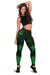 Vanuatu Women's Leggings - Green Tentacle Turtle Green - Polynesian Pride