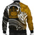 Samoa Men's Bomber Jacket - Samoa Seal Wave Style (Gold) - Polynesian Pride