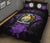 Nauru Polynesian Quilt Bed Set Hibiscus Purple - Polynesian Pride