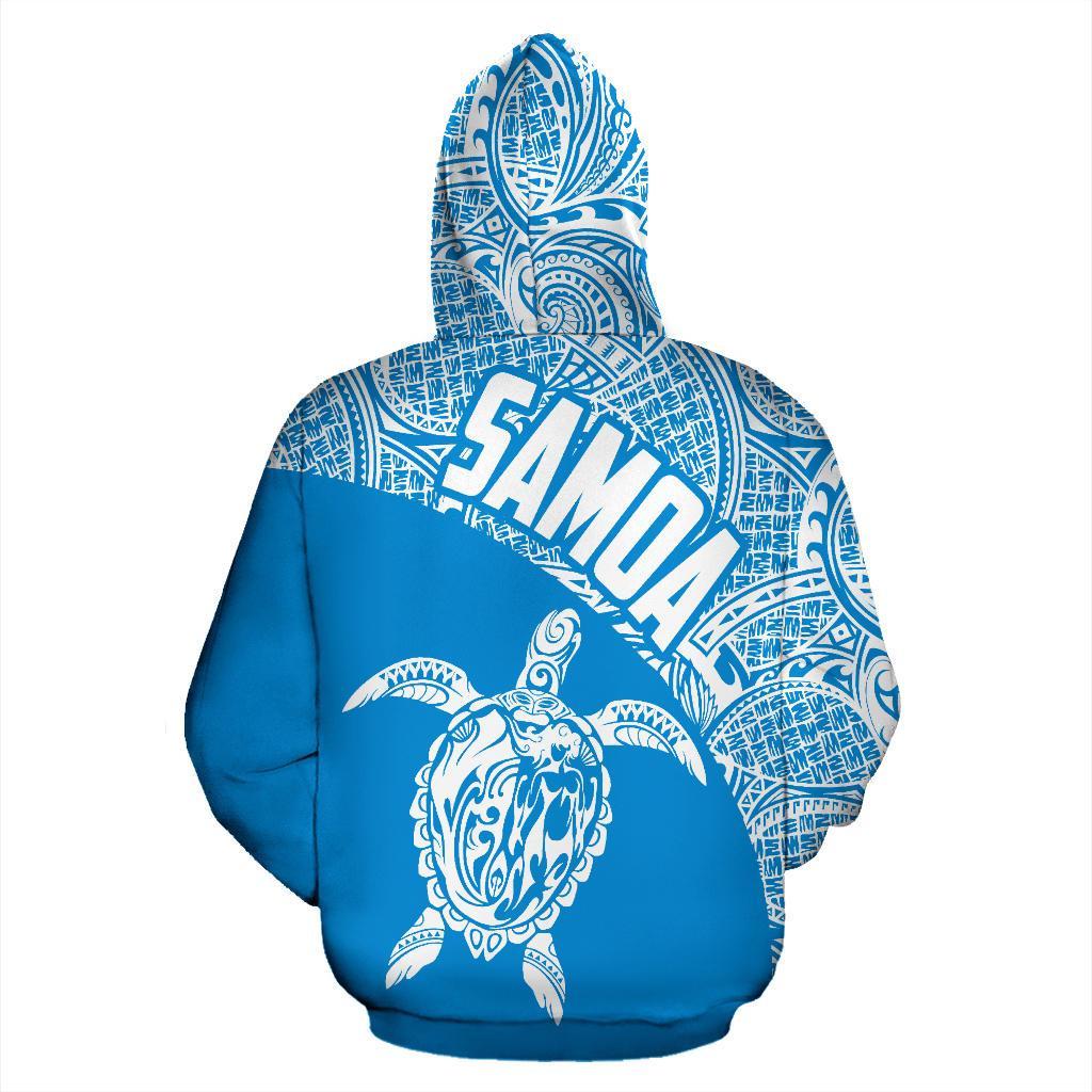 Samoa Hoodie Samoa Turtle Mermaid Polynesian Tattoo 03 - Polynesian Pride