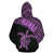 Hawaii Hoodie Turtle Mermaid Polynesian Tattoo Purple Version - Polynesian Pride