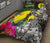 New Caledonia Quilt Bed Set - Turtle Plumeria Banana Leaf - Polynesian Pride