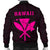 Hawaii Kakau Polynesian Kanaka Map Men's Bomber Jacket - Pink - Polynesian Pride