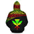 Hawaii Custom Hoodie Turtle Reggae Curve Version - Polynesian Pride