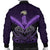 Maori Manaia New Zealand Men Bomber Jacket Purple - Polynesian Pride