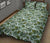 Tropical Flowers Monstera Leaf Quilt Bed Set - Polynesian Pride