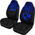 Tonga Car Seat Covers - Tonga Blue Coat Of Arms Polynesian Tattoo - Polynesian Pride