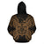 Polynesian Hawaii ll Over Hoodie Turtle Gold - Polynesian Pride