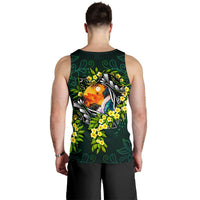 Polynesian Hawaii Men Tank Top - Ti Leaf Lei Turtle - Polynesian Pride