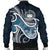 Samoa Polynesian Men's Bomber Jacket - Ocean Style - Polynesian Pride