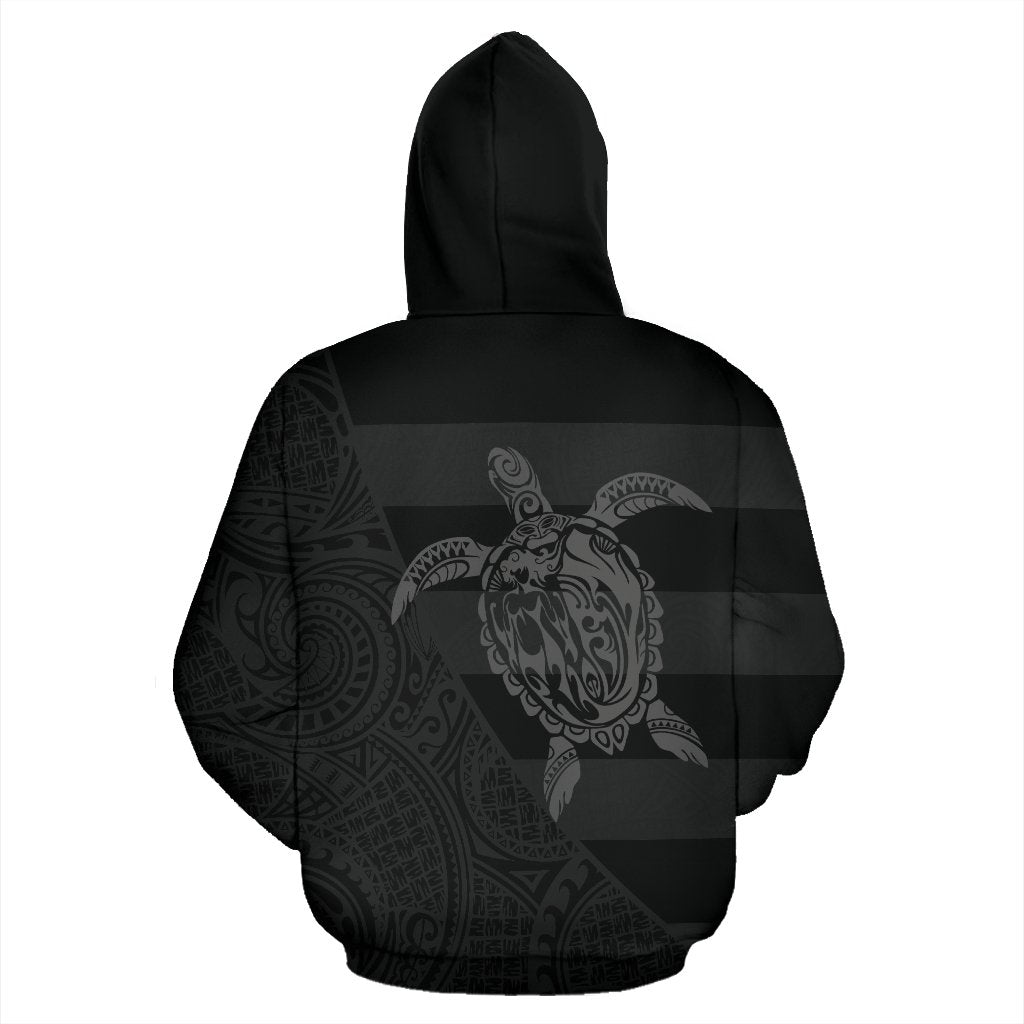 Hawaii Zip up Hoodie Hawaii Turtle Mermaid Polynesian Tattoo - Polynesian Pride