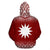 Nauru All Over Zip up Hoodie Fog Red - Polynesian Pride