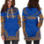 Marshall Islands Women's Hoodie Dress - Polynesian Flag Chief - Polynesian Pride