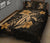 Hawaii Turtle Flower Polynesian Quilt Bed Set - Gold - Polynesian Pride