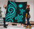 Northern Mariana Islands Premium Quilt - Turquoise Tentacle Turtle - Polynesian Pride