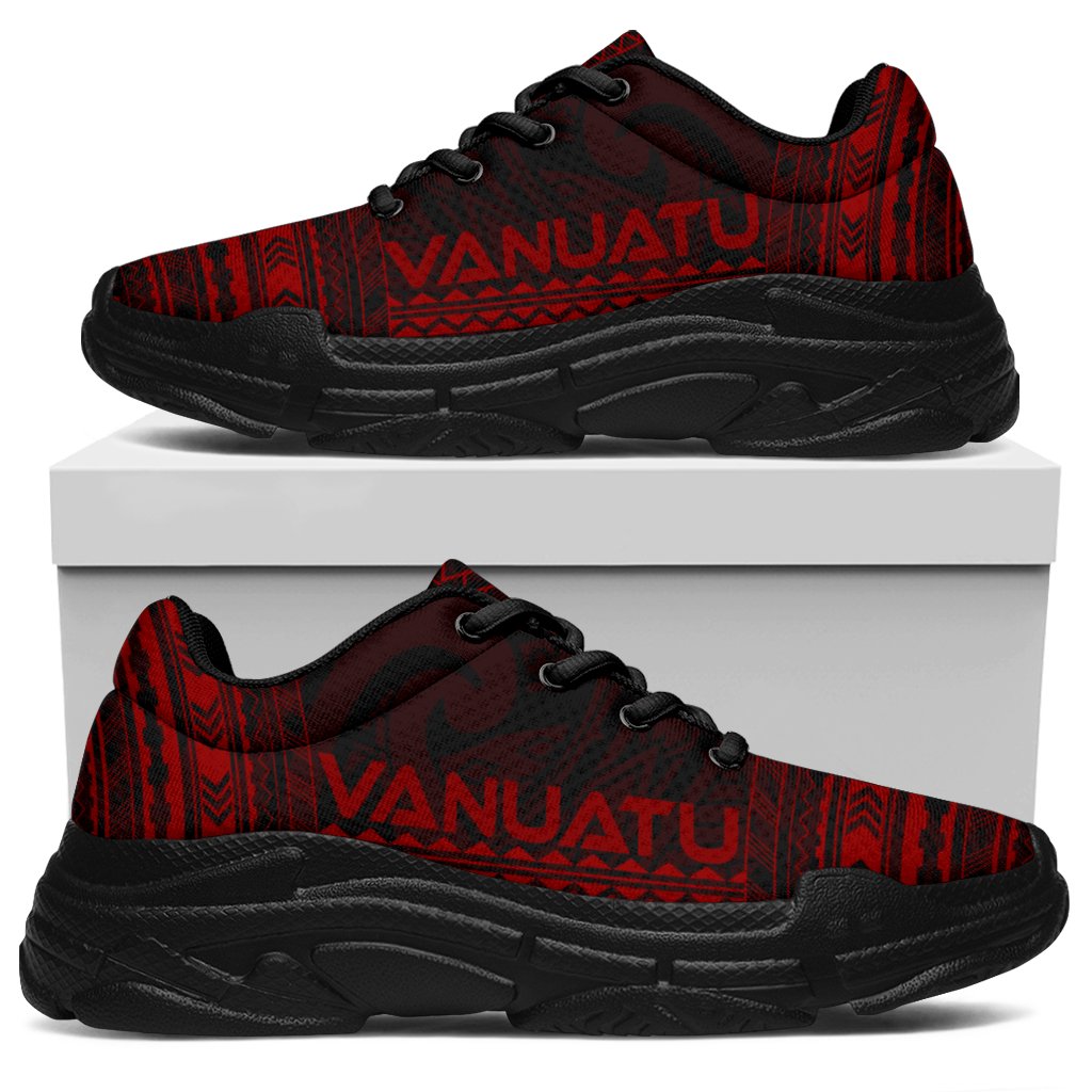 Vanuatu Chunky Sneakers - Polynesian Chief Red Version - Polynesian Pride