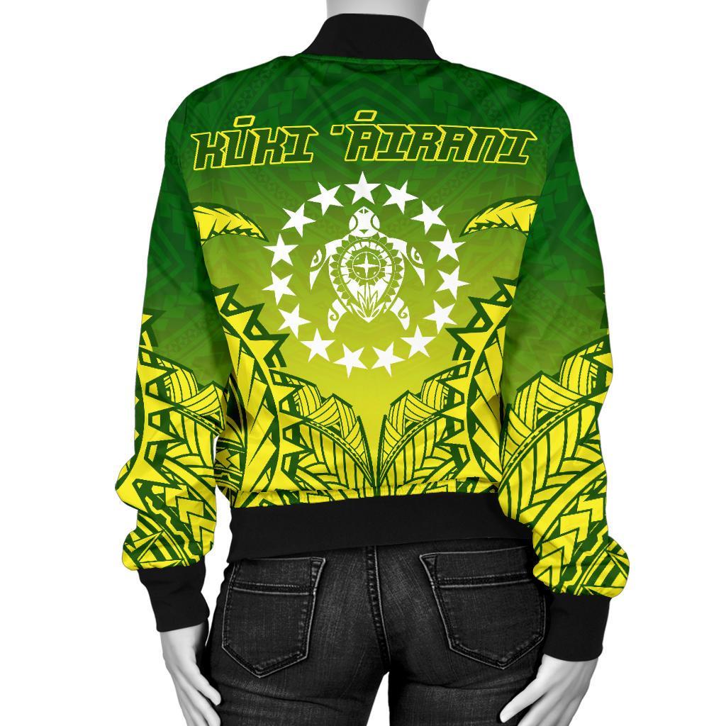 (Kuki Arirani) Cook Islands Premium Women's Bomber Jacket - Polynesian Pride
