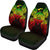 American Samoa Car Seat Cover - American Samoa Seal Map Reggae - Polynesian Pride