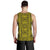 Polynesian Symmetry Yellow Hawaii Men's Tank Top - Polynesian Pride