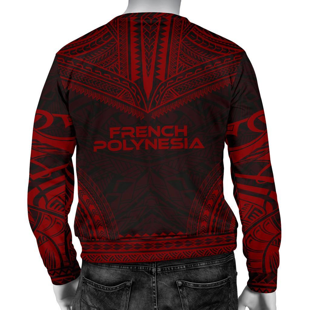 French Polynesia Sweater - Polynesian Chief Red Version - Polynesian Pride