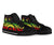 New Caledonia High Top Canvas Shoes - Reggae Tentacle Turtle - Polynesian Pride