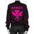 Hawaii Kakau Polynesian Kanaka Map Women's Bomber Jacket - Pink - Polynesian Pride