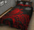 American Samoa Polynesian Quilt Bed Set - Polynesian Turtle (Full Red) - Polynesian Pride