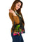 New Caledonia Polynesian Personalised Shoulder Handbag - Hibiscus and Banana Leaves - Polynesian Pride