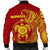 Hawaii Polynesian Men's Bomber Jacket - Vintage Polynesian Turtle (Red) - Polynesian Pride