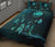 Solomon Islands Polynesian Quilt Bed Set Dreamcatcher Blue - Polynesian Pride