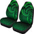 New Zealand Maori Mangopare Car Seat Covers Polynesian - Green - Polynesian Pride