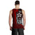 Polynesian Hawaii Men Tank Top Red - Turtle with Hook - Polynesian Pride