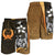 Pohnpei Micronesian Men's Shorts Gold - Turtle With Hook - Polynesian Pride