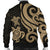 Polynesian Hawaii Men Bomber Jacket - Gold Tentacle Turtle - Polynesian Pride